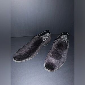 Men’s, Steve Madden, Rare, Black Velvet Loafers
